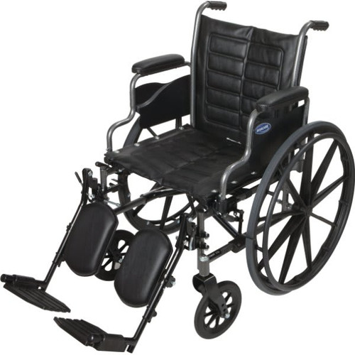 Invacare Tracer Ex2 Standard Wheelchair 20"X16" Desk Length Elevating Legrest- Aluminum