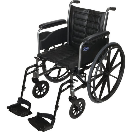 Invacare Tracer Ex2 Wheelchair 20"X16" Full Length Swing Away Footrests Composite