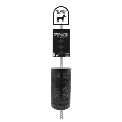 The Sentry Dog Station - Black