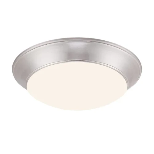 Seasons 13-Inch Dome 17w Dimmable Integrated LED Flush Mount Light With 5 CCT Selectable, Brushed Nickel