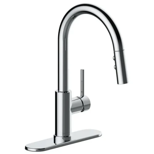Seasons Westwind Single-Handle Pull Down Kitchen Faucet, Chrome