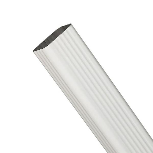 Amerimax 3 in. x 4 in. x 15 in. White Aluminum Downspout Extension