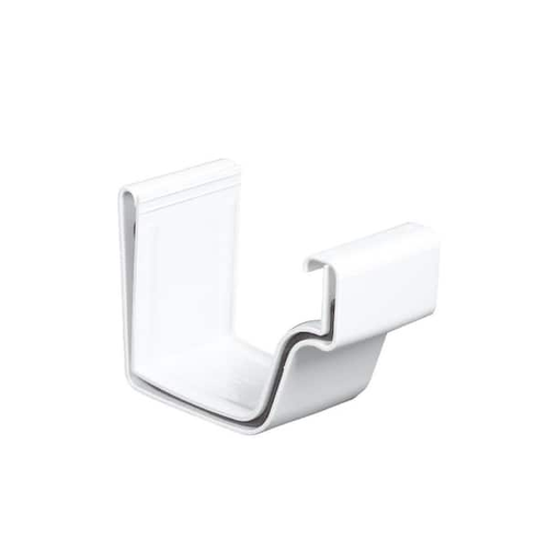 Amerimax 5 in. White Vinyl K-Style Gutter Connector