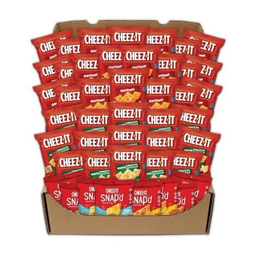 Cheez-It Baked Snack Crackers Variety Pack Assorted Flavors Case Of 45