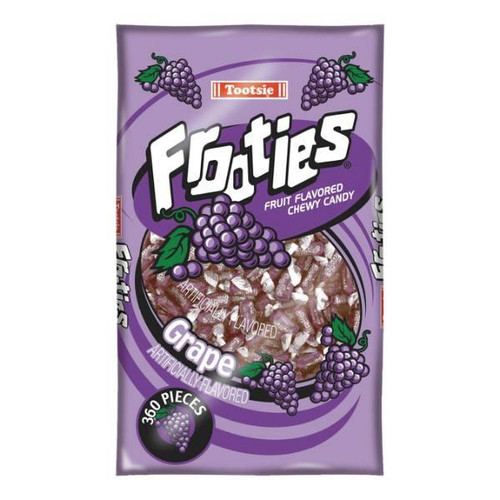 Tootsie Roll Frooties, Grape, 38.8oz Bag, 360 Pieces/Bag