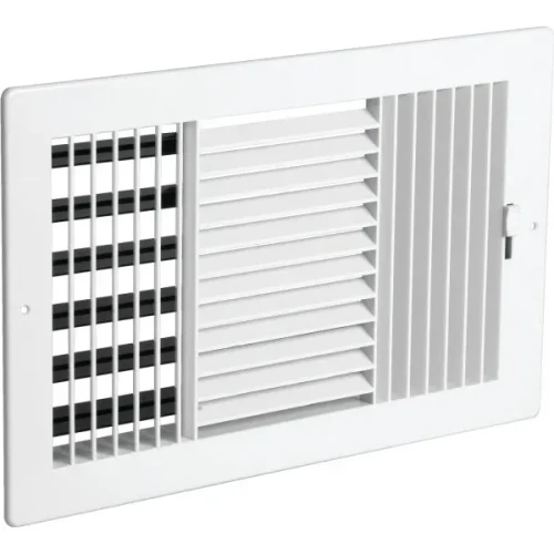 10 In. X 6 In. Three-Way Plastic Register