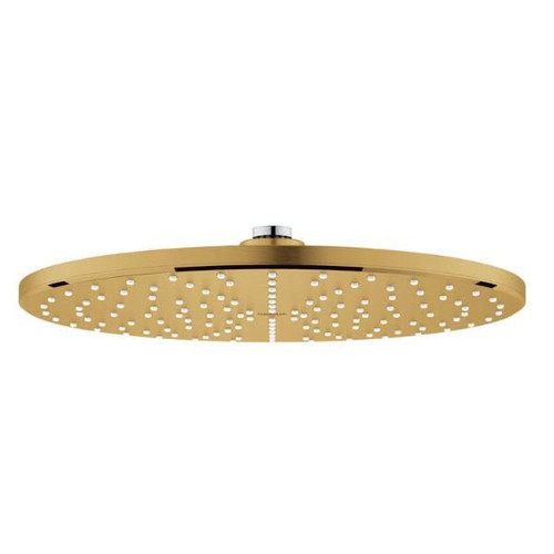 Grohe Rainshower 310 Round Mono Shower Head Brushed Cool Sunrise