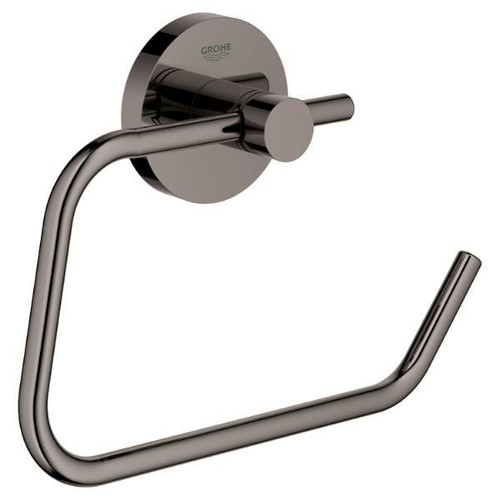 Grohe Essentials Toilet Paper Holder W/O Cover Hard Graphite