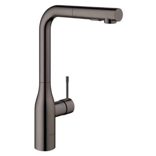 Grohe Essence New Ohm Sink L-Spout Dual Spray In Hard Graphite