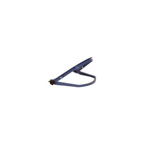 Dielectric Nylon Face Shield Bracket, Blue, Front Facing, Fits Advent