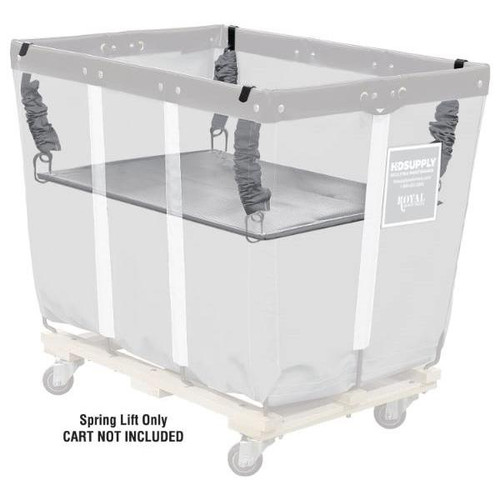 Royal Basket Trucks 10 Bushel Basket Truck Spring Lift, Gray