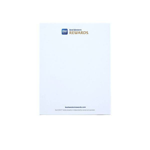 Rdi-Usa Best Western Rewards Memo Pad 10 Sheet, Case Of 500