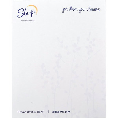 Rdi-Usa Sleep Inn Memo Pad, Case Of 1000