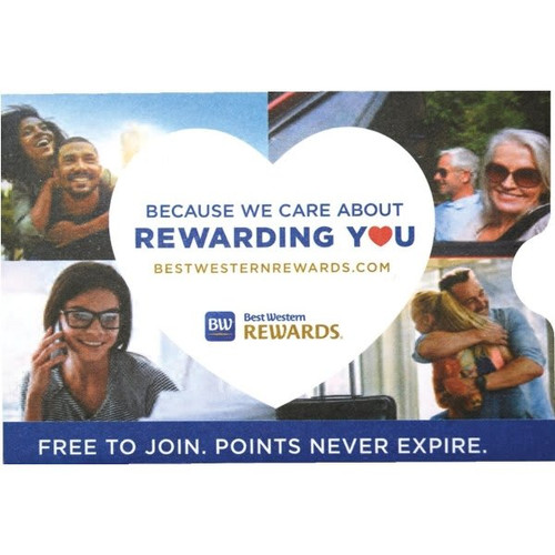 Rdi-Usa Best Western Rewards Key Envelope, Case Of 500