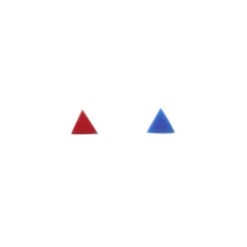 American Standard Triangle Shaped Red/Blue Temperature Indicator