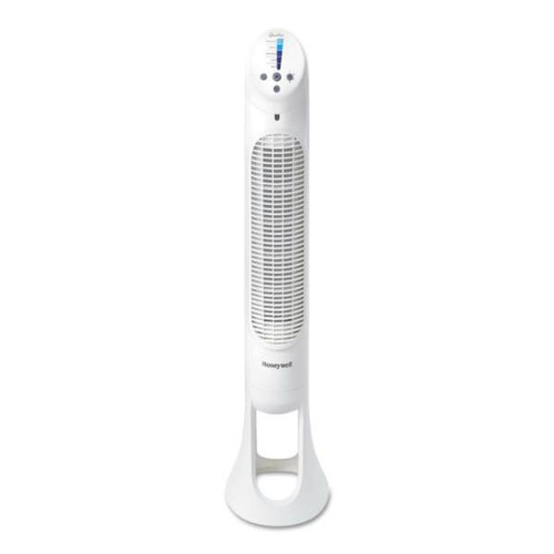 Honeywell Quietset Whole Room Tower Fan, White, 5 Speed