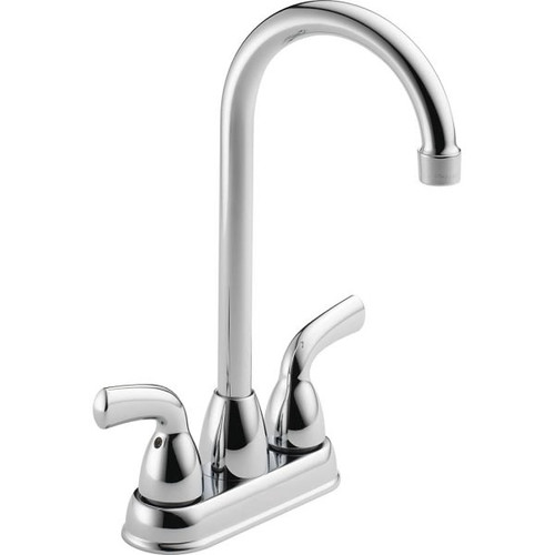 Delta Foundations Two Handle Bar / Prep Faucet In Chrome