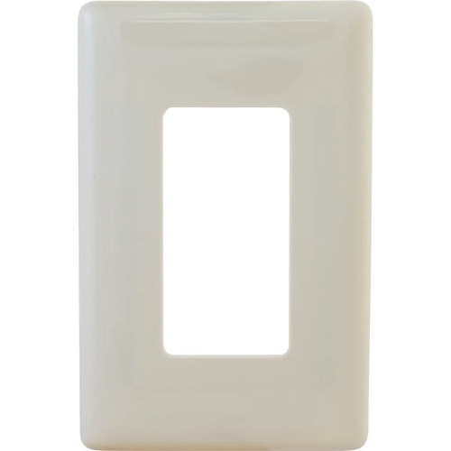Hubbell 1-Gang Polycarbonate Decorator Wall Plate (Light Almond)