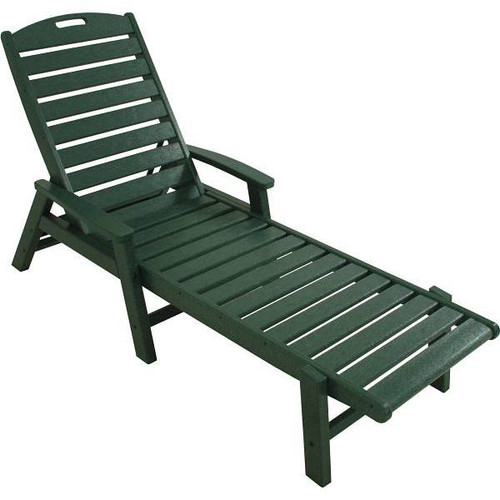 Trex Outdoor Furniture Rainforest Canopy Patio Stackable Chaise Lounge Chair