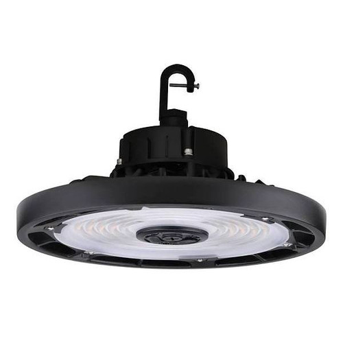 Halco 1'100w Dimmable Led Ufo Hi Bay, 250w Eq, Cct & Lumen Select, Black