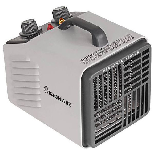Visionair 6 In. 1500/750w Compact Wire Element Utility Heater