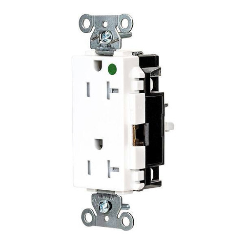 Hubbell Wiring Devices Edgeconnect 20a 125v Xhd Hosp Dec Rec Wht Package Of 10