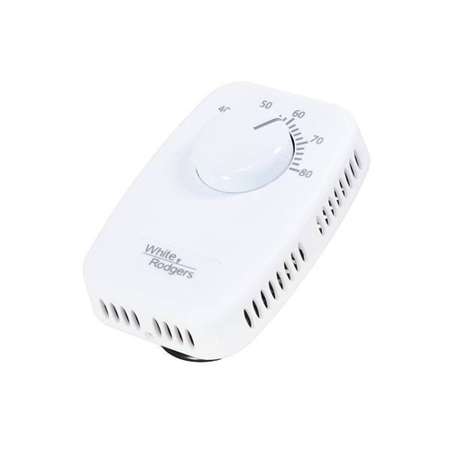 White-Rodgers 40/85 F Line V Heating Thermostat In White