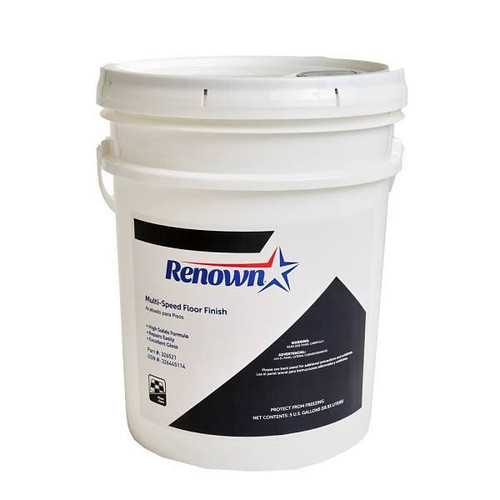 Renown Multi Speed Floor Finish, 5 Gal. Pail