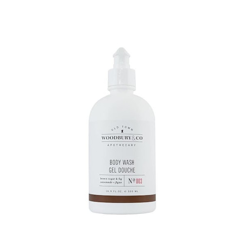 Wyndham Woodbury 500ml Brown Sugar/Fig Body Wash Round Pumpbottle Case Of 24