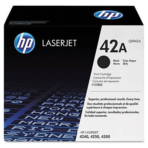 HP 42a Q5942a Black Original Laserjet Toner Cartridge