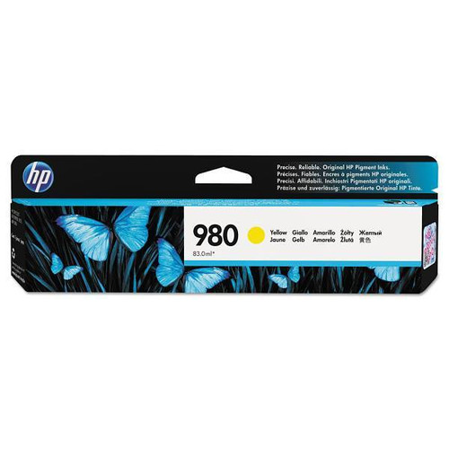 HP 980, (D8j09a) Yellow Original Ink Cartridge