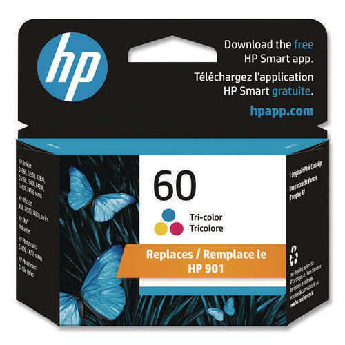 HP 60 Tri-Color Original Ink Cartridge