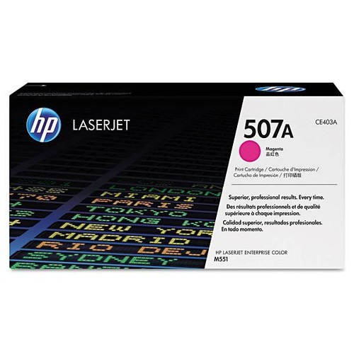 HP 507a, (Ce403a) Magenta Original Laserjet Toner Cartridge