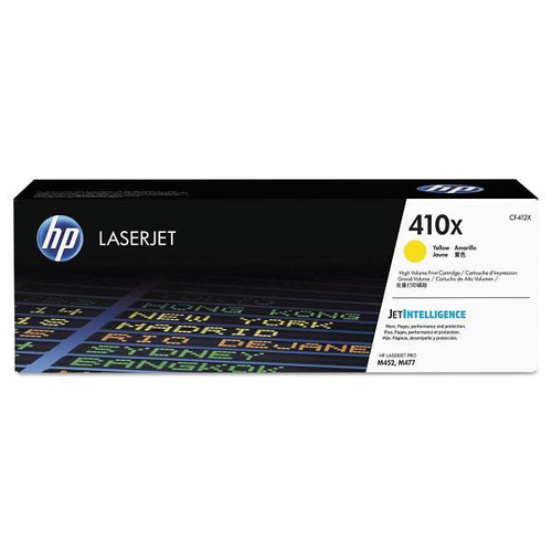 HP 410x High-Yield Yellow Original Laserjet Toner Cartridge
