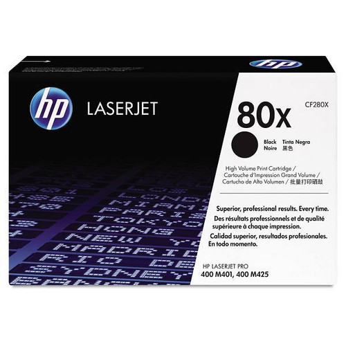 HP 80x High-Yield Black Original Laserjet Toner Cartridge