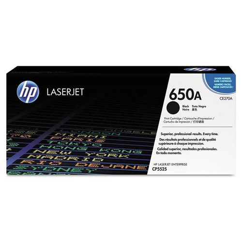 HP 650a Black Original Laserjet Toner Cartridge