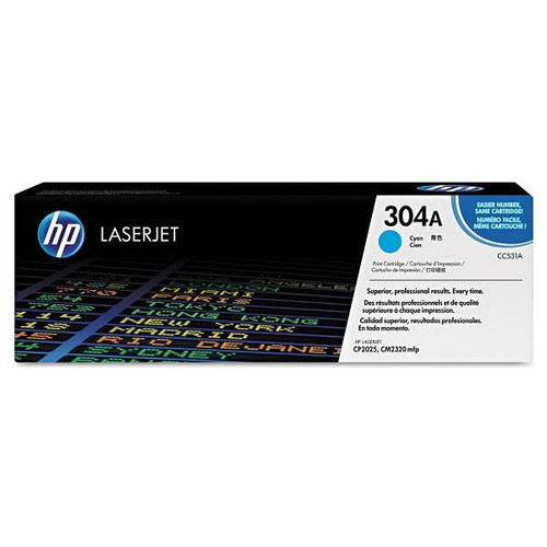 HP 304a, (Cc531a) Cyan Original Laserjet Toner Cartridge