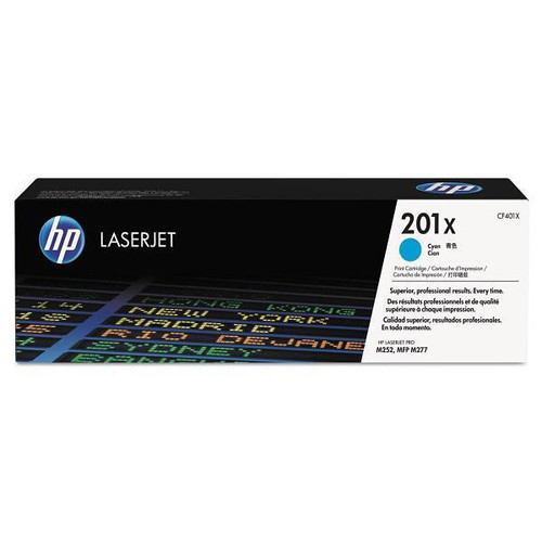 HP 201x High-Yield Cyan Original Laserjet Toner Cartridge