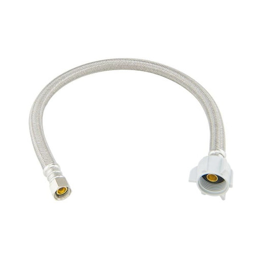 Brasscraft Braided Polymer Dishwasher Connector, 3/8" Comp X 3/8" Comp X 20"