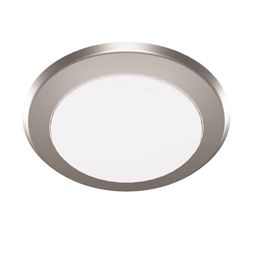 Seasons 7-Inch Round 12w Dimmable Integrated LED Surface Mount Disk Light With 5 CCT Selectable In Brushed Nickel