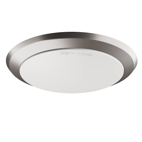 Seasons 10-Inch Round 17w Dimmable Integrated LED Surface Mount Disk Light With 5 CCT Selectable In Brushed Nickel