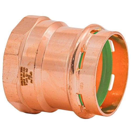 Quickfitting Surepress 2" Press X 2" FNPT Copper Female Adapter