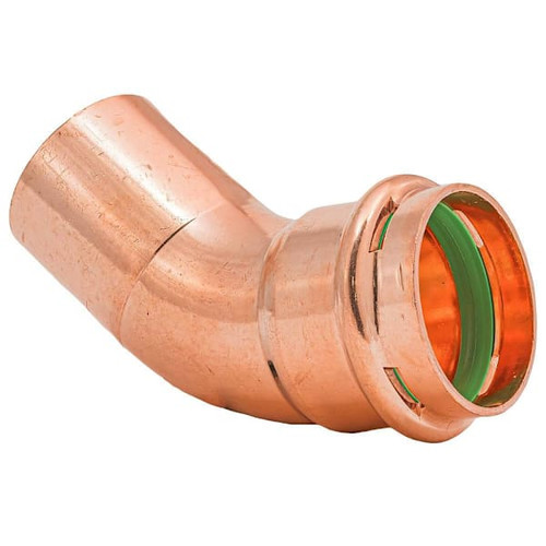 Quickfitting Surepress 1-1/2" Ftg X 1-1/2" Press Copper 45° Street Elbow