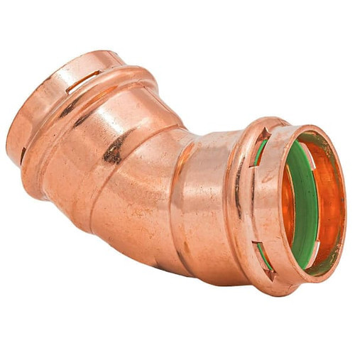 Quickfitting Surepress 1-1/4" Press X 1-1/4" Press Copper 45° Elbow Fitting