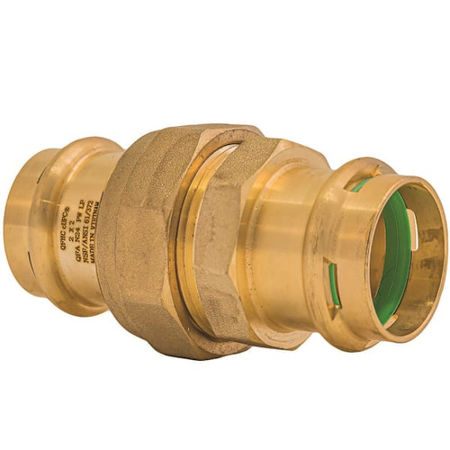 Quickfitting Surepress 2" Press X 2" Press Lead-Free Brass Union