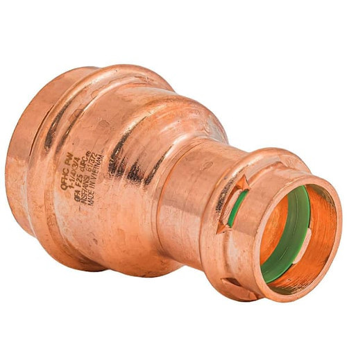 Quickfitting Surepress 1-1/4" Press X 3/4" Press Copper Reducing Coupling