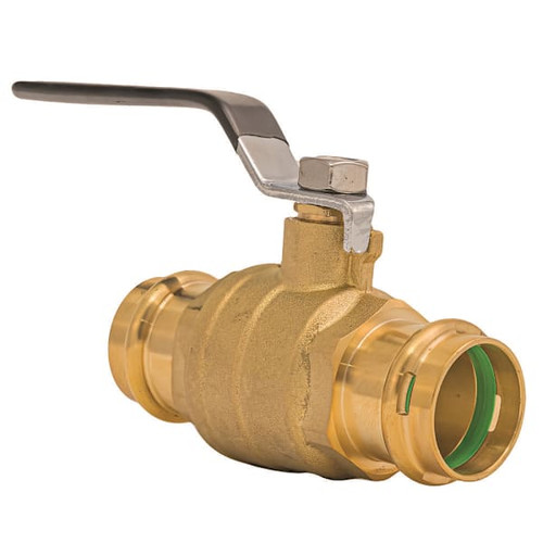 Quickfitting Surepress 1-1/2" Press X 1-1/2" Press Lead-Free Brass Ball Valve
