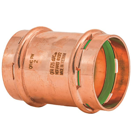 Quickfitting Surepress 2" Press X 2" Press Copper Repair Coupling No Stop