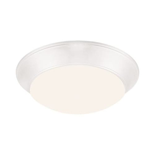 Seasons 11-Inch Dome 17w Dimmable Integrated LED Flush Mount Light With 5 CCT Selectable, White