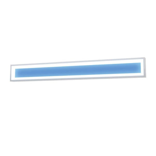 FEIT Vista 6" X 4' Flush Artificial Skylight LED Fixture, White, Package Of 2
